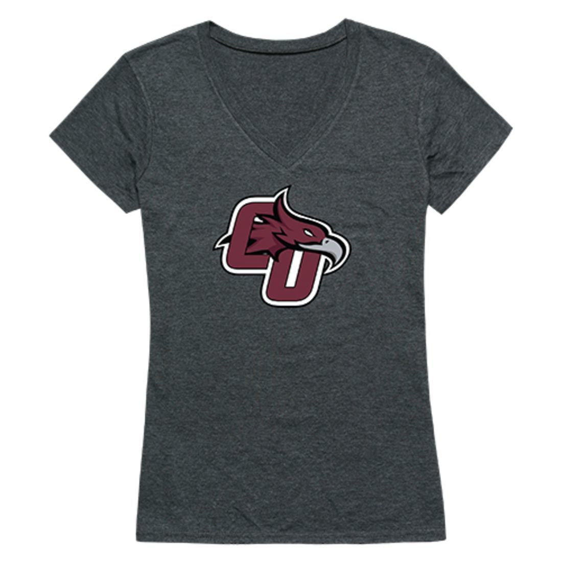Cumberland University Phoenix Womens Cinder T-Shirt Heather Charcoal-Campus-Wardrobe