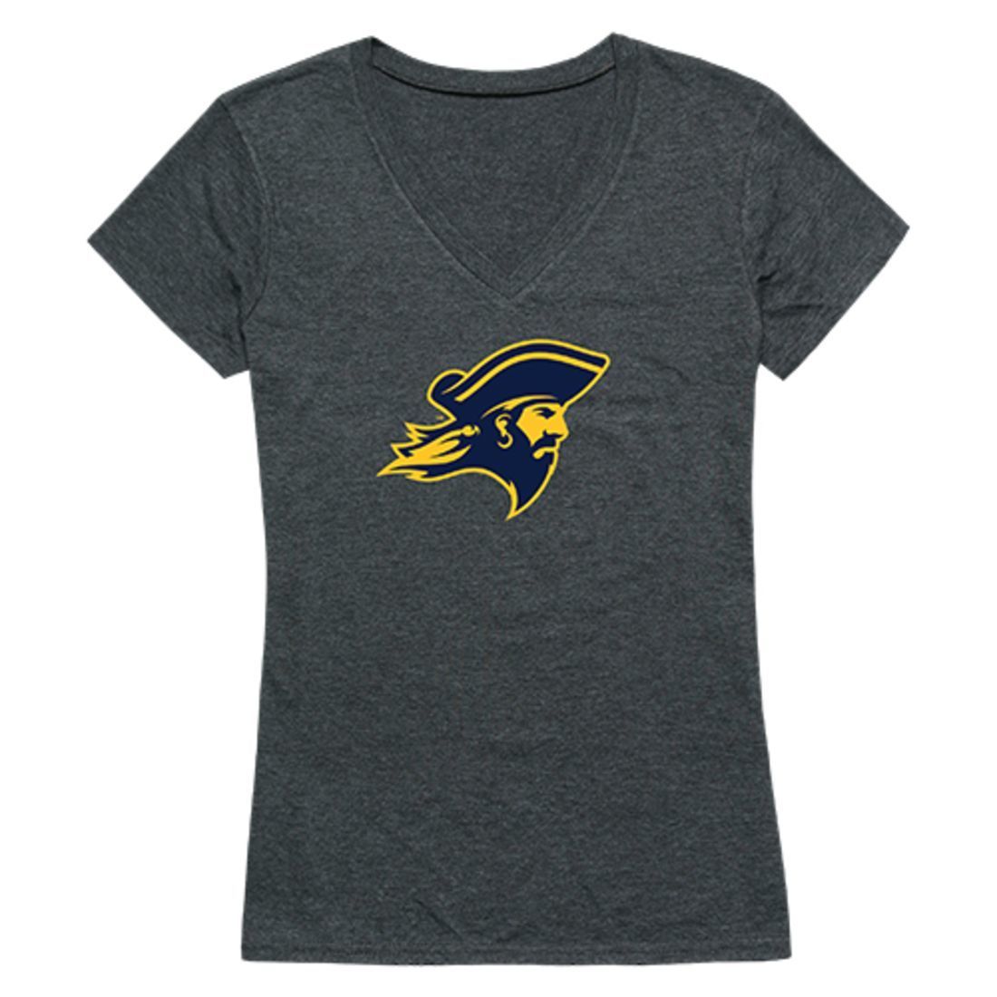 ETSU East Tennessee State University Buccaneers Womens Cinder T-Shirt Heather Charcoal-Campus-Wardrobe
