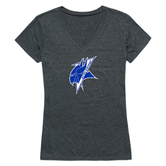 ECSU Elizabeth City State University Vikings Womens Cinder T-Shirt Heather Charcoal-Campus-Wardrobe