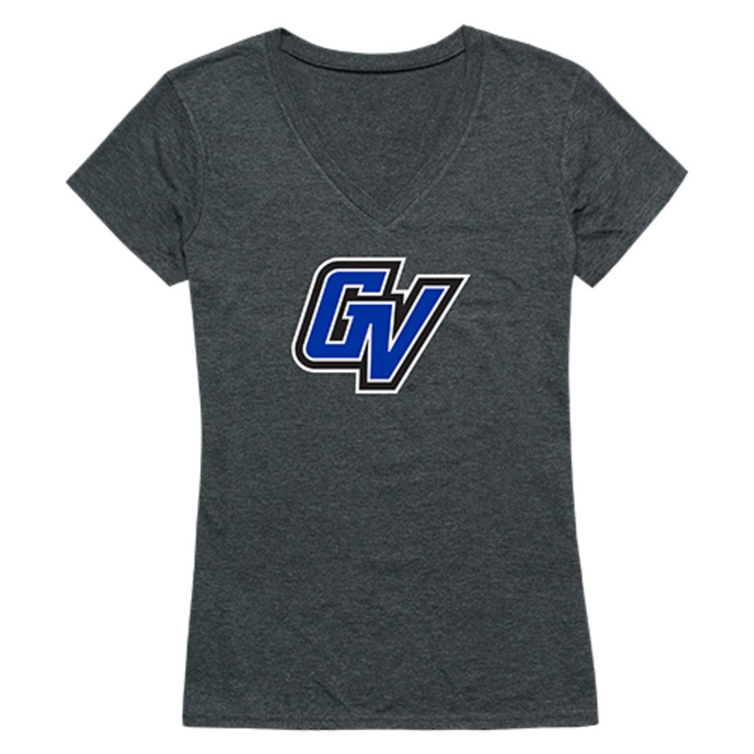 GVSU Grand Valley State University Lakers Womens Cinder T-Shirt Heather Charcoal-Campus-Wardrobe