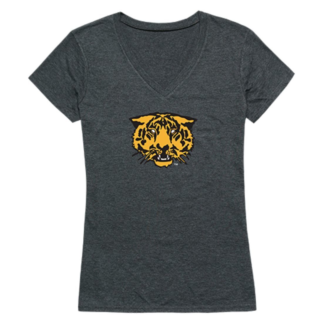 HSC Hampden-Sydney College Tigers Womens Cinder T-Shirt Heather Charcoal-Campus-Wardrobe