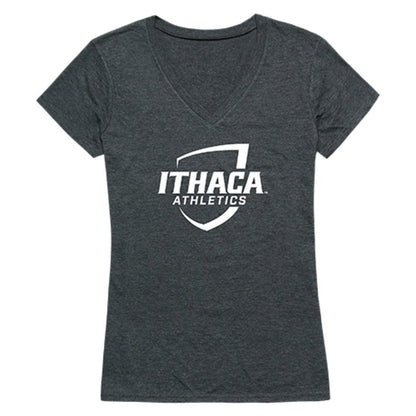 Ithaca College Bombers Womens Cinder T-Shirt Heather Charcoal-Campus-Wardrobe