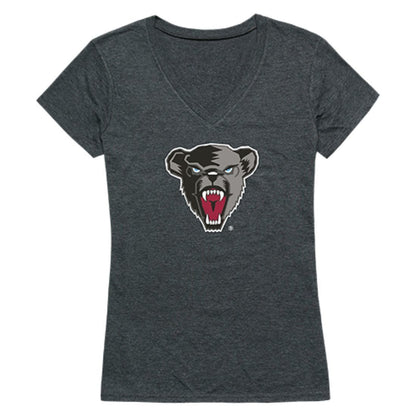 UMaine University of Maine Black Bears Womens Cinder T-Shirt Heather Charcoal-Campus-Wardrobe