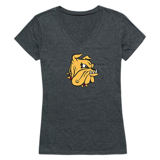 UMD University of Minnesota Duluth Bulldogs Womens Cinder T-Shirt Heather Charcoal-Campus-Wardrobe