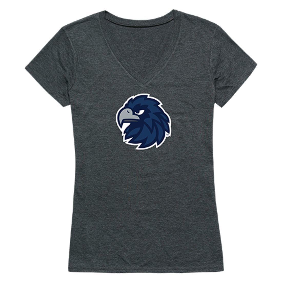 Monmouth University Hawks Womens Cinder T-Shirt Heather Charcoal-Campus-Wardrobe