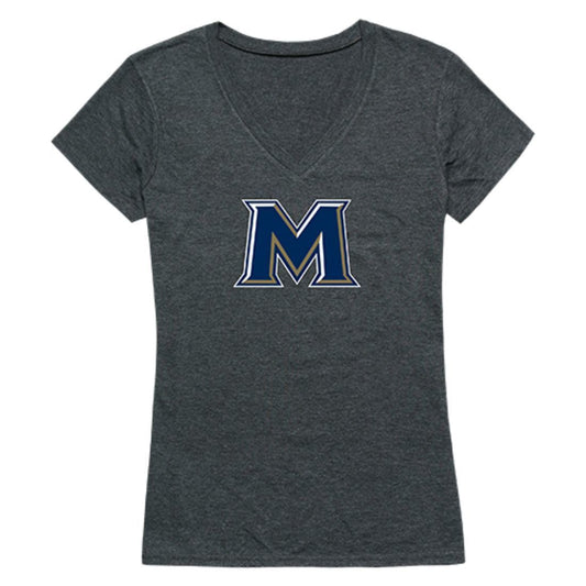 Mount St Mary's University Mountaineers Womens Cinder T-Shirt Heather Charcoal-Campus-Wardrobe