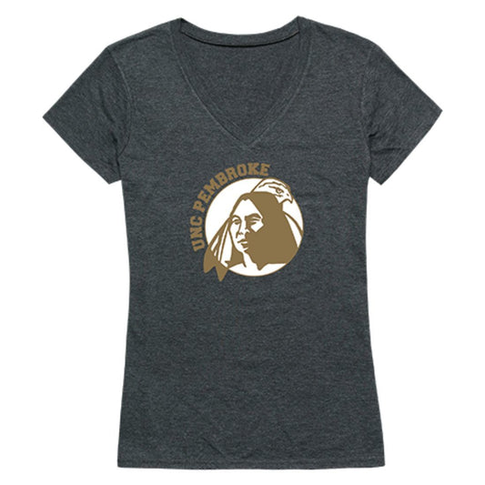 UNCP University of North Carolina at Pembroke Braves Womens Cinder T-Shirt Heather Charcoal-Campus-Wardrobe