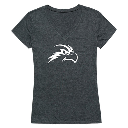 UNF University of North Florida Osprey Womens Cinder T-Shirt Heather Charcoal-Campus-Wardrobe