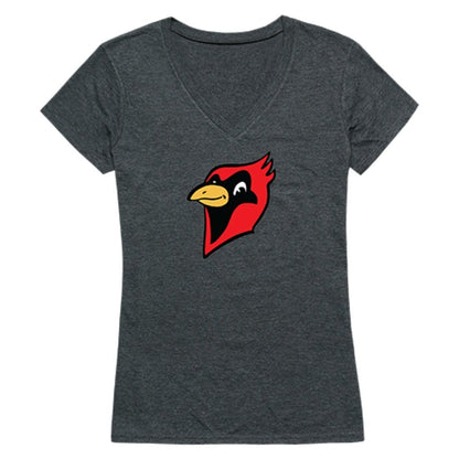 Otterbein University Cardinals Womens Cinder T-Shirt Heather Charcoal-Campus-Wardrobe