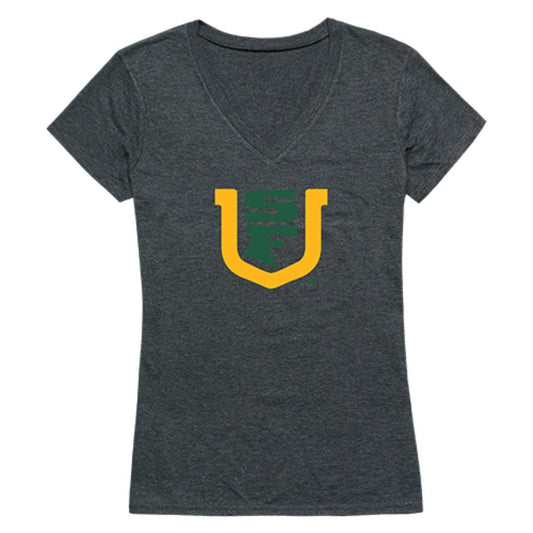 USFCA University of San Francisco Dons Womens Cinder T-Shirt Heather Charcoal-Campus-Wardrobe