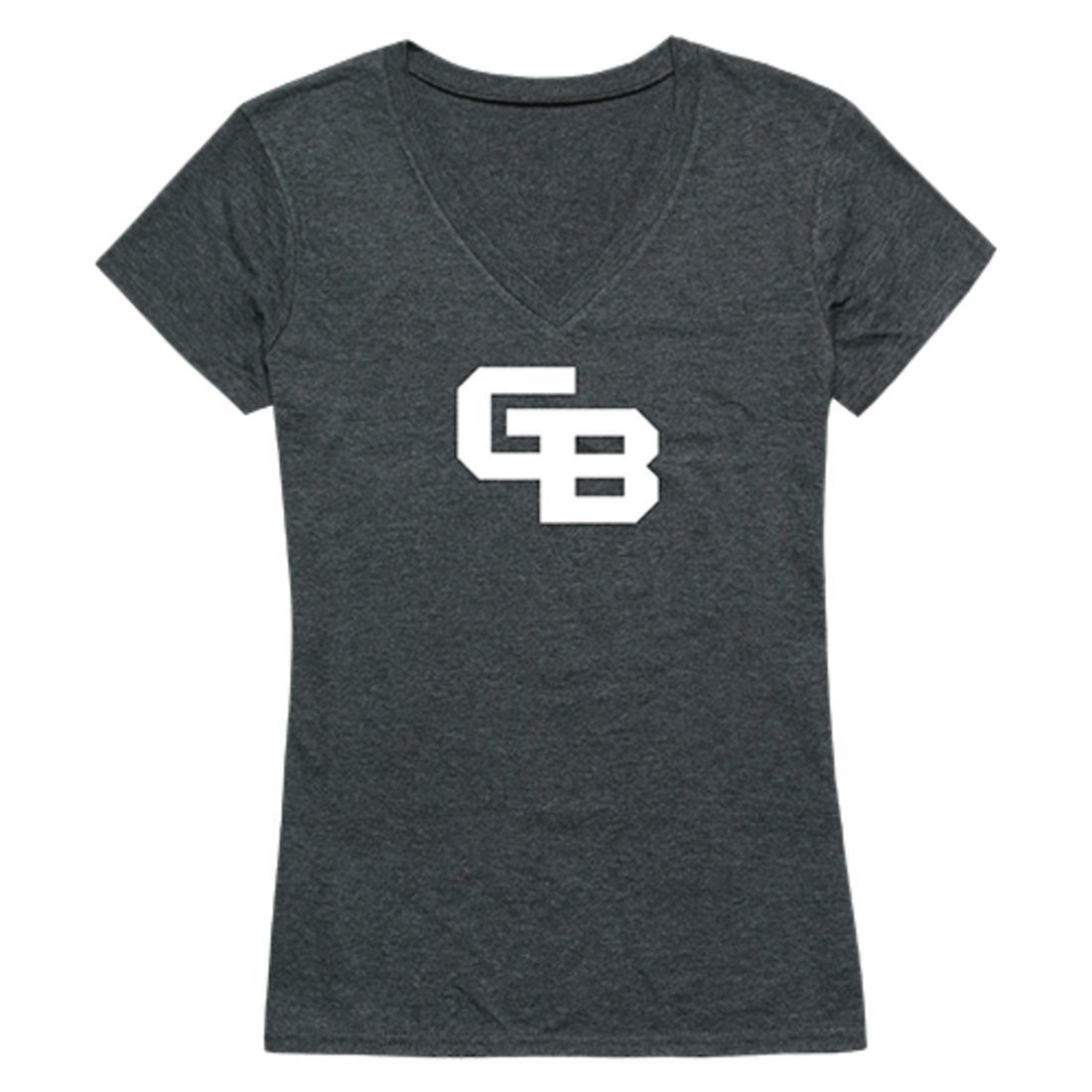 UWGB University of Wisconsin-Green Bay Phoenix Womens Cinder T-Shirt Heather Charcoal-Campus-Wardrobe