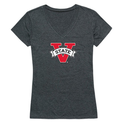 Valdosta V-State University Blazers Womens Cinder T-Shirt Heather Charcoal-Campus-Wardrobe