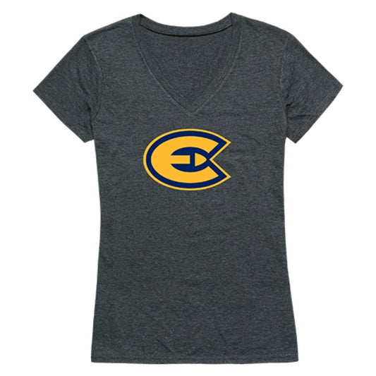UWEC University of Wisconsin-Eau Claire Blugolds Womens Cinder T-Shirt Heather Charcoal-Campus-Wardrobe