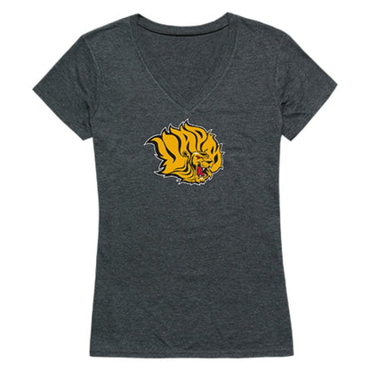 UAPB University of Arkansas Pine Bluff Golden Lions Womens Cinder T-Shirt Heather Charcoal-Campus-Wardrobe