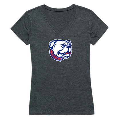 Louisiana Tech University Bulldogs Womens Cinder T-Shirt Heather Charcoal-Campus-Wardrobe