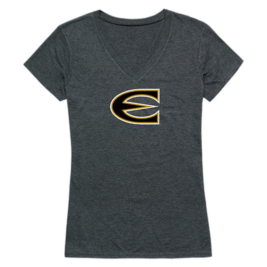 Emporia State University Hornets Womens Cinder T-Shirt Heather Charcoal-Campus-Wardrobe