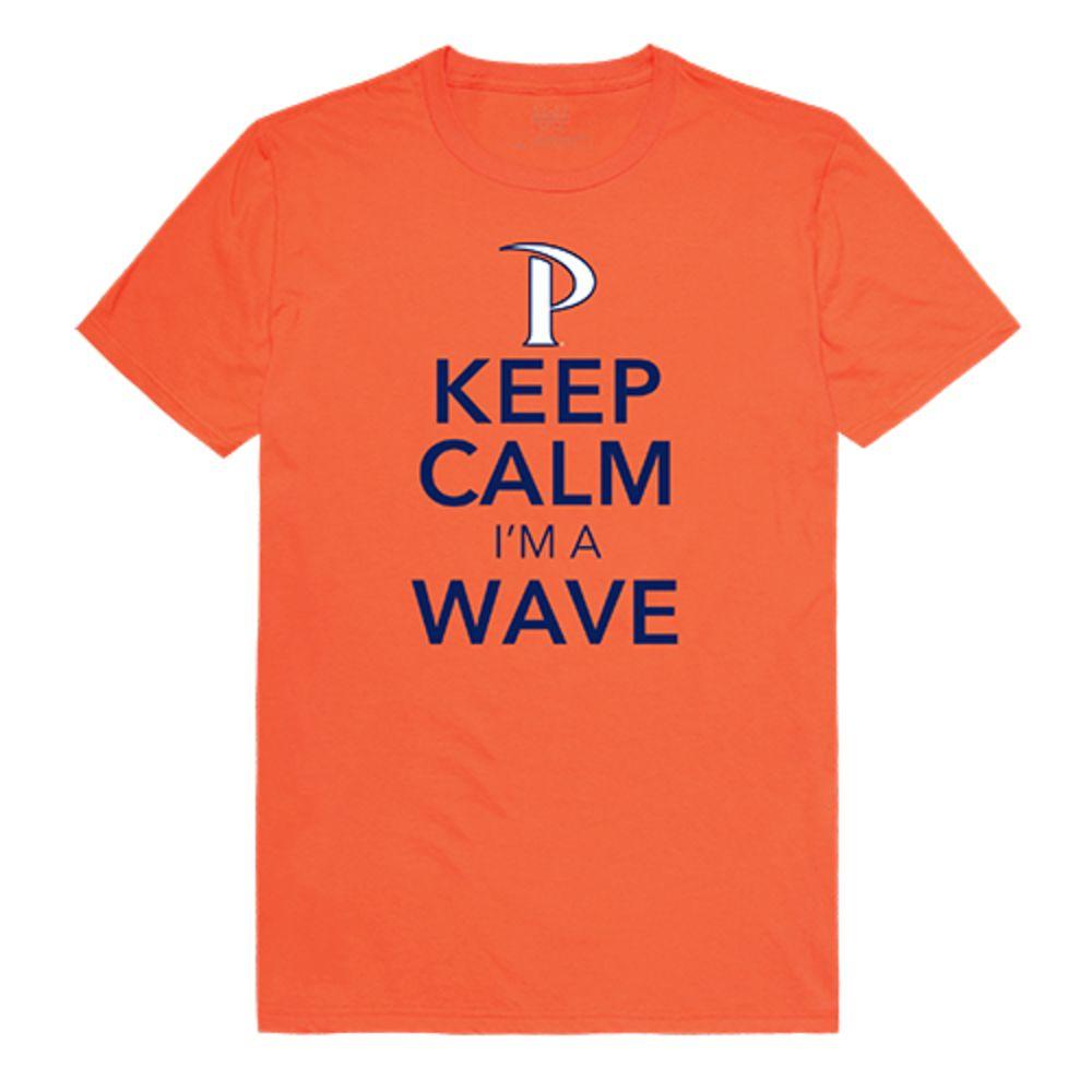 Pepperdine University Waves NCAA Keep Calm Tee T-Shirt Orange-Campus-Wardrobe