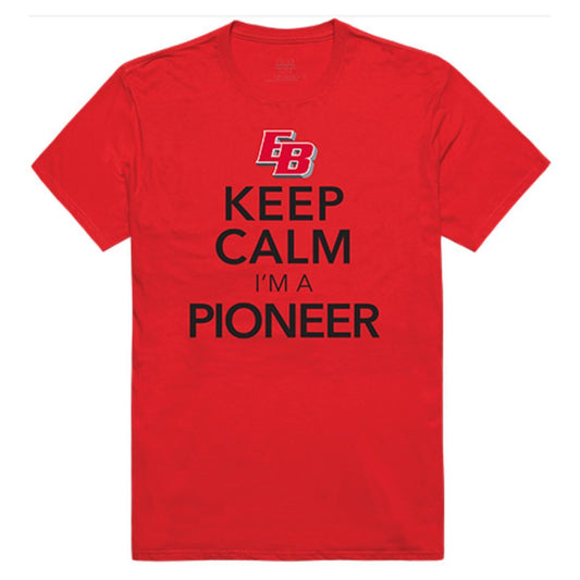 CSUEB Cal State University East Bay Pioneers Keep Calm T-Shirt Red-Campus-Wardrobe
