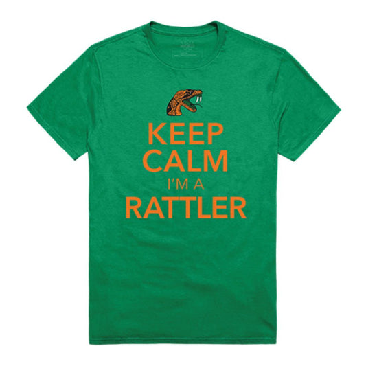 FAMU Florida A&M University Rattlers Keep Calm T-Shirt Kelly-Campus-Wardrobe