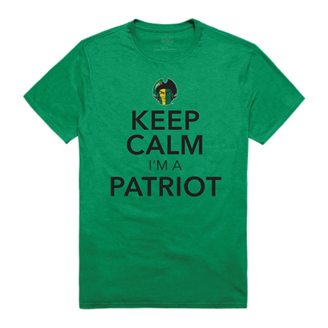 GMU George Mason University Patriots Keep Calm T-Shirt Kelly-Campus-Wardrobe