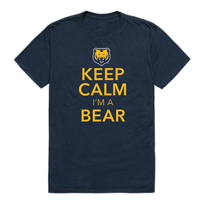 UNC University of Northern Colorado Bears Keep Calm T-Shirt Navy-Campus-Wardrobe