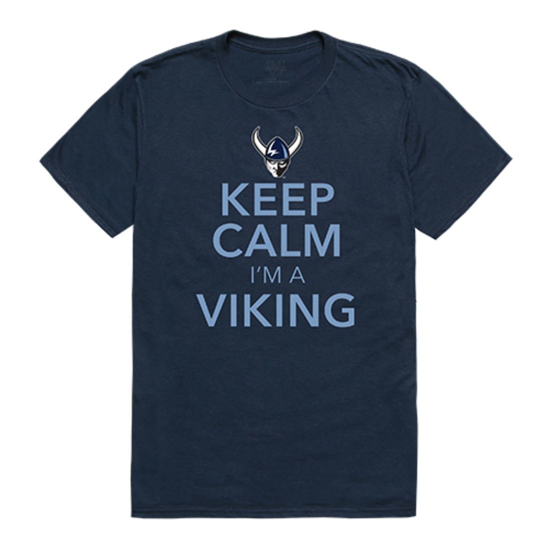 Western Washington University WWU Vikings Keep Calm T-Shirt Navy-Campus-Wardrobe
