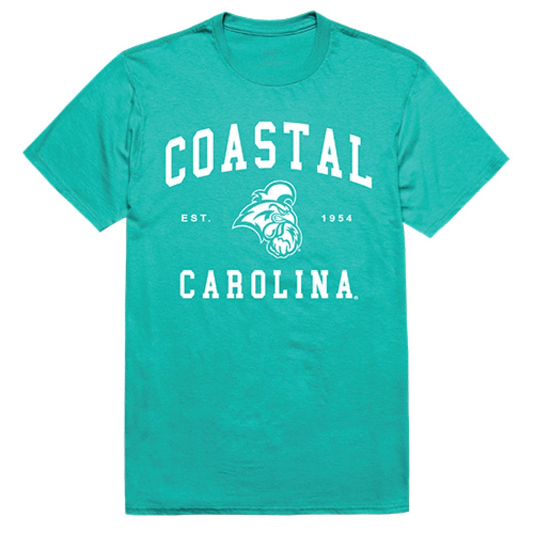CCU Coastal Carolina University Chanticleers Seal T-Shirt Teal-Campus-Wardrobe
