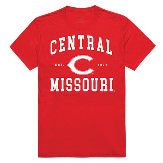 Central Missouri University of Mules NCAA Seal Tee T-Shirt Red-Campus-Wardrobe