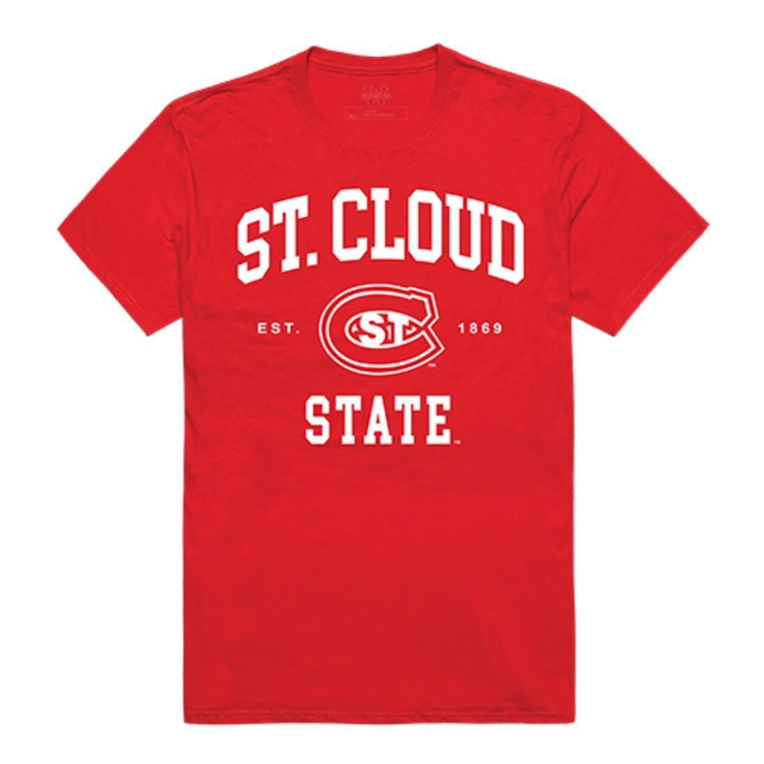 St. Cloud State University Huskies Seal T-Shirt Red-Campus-Wardrobe