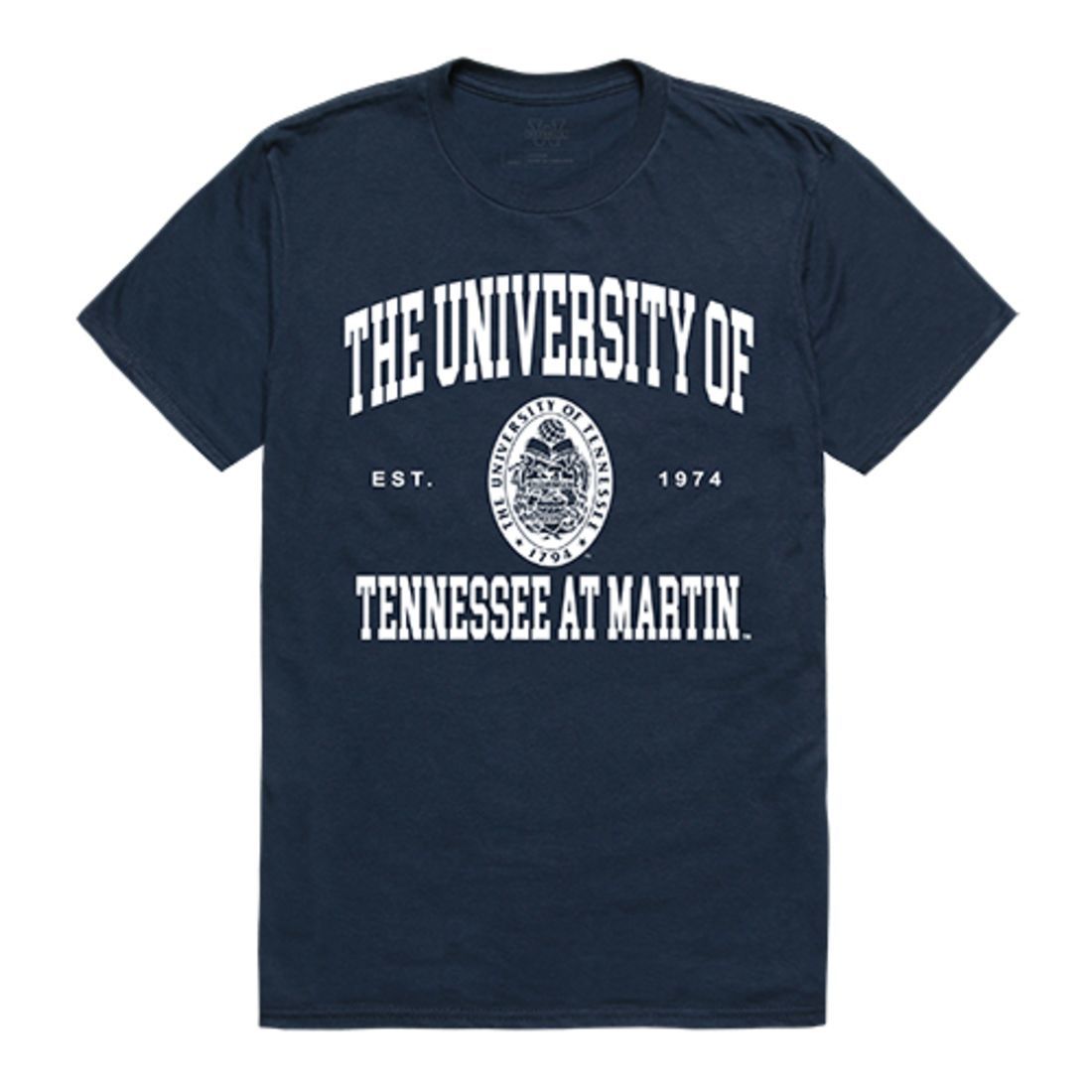 UTM University of Tennessee at Martin Skyhawks Seal T-Shirt Navy-Campus-Wardrobe