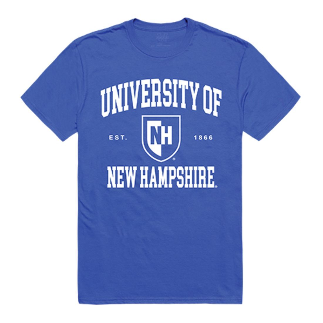 UNH University of New Hampshire Wildcats Seal T-Shirt Royal-Campus-Wardrobe