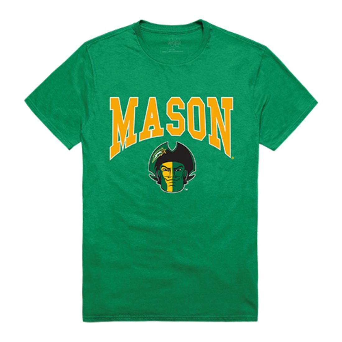 GMU George Mason University Patriots Athletic T-Shirt Kelly-Campus-Wardrobe