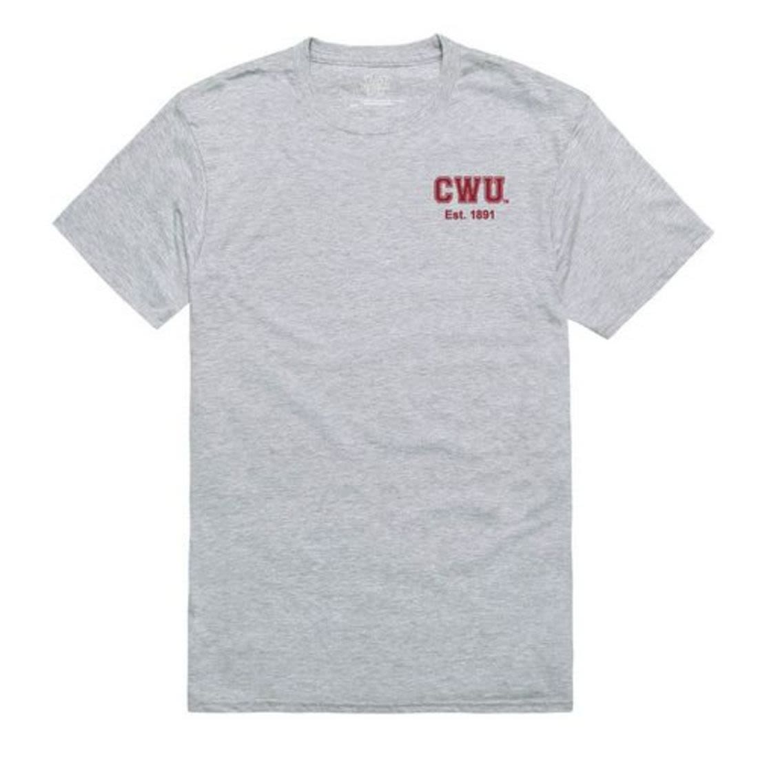 CWU Central Washington University Wildcats Practice T-Shirt Heather Grey-Campus-Wardrobe