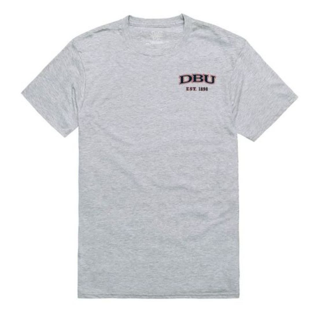 DBU Dallas Baptist University Patriot Practice T-Shirt Heather Grey-Campus-Wardrobe