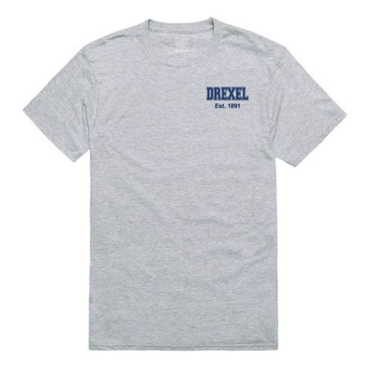 Drexel University Dragons Practice T-Shirt Heather Grey-Campus-Wardrobe