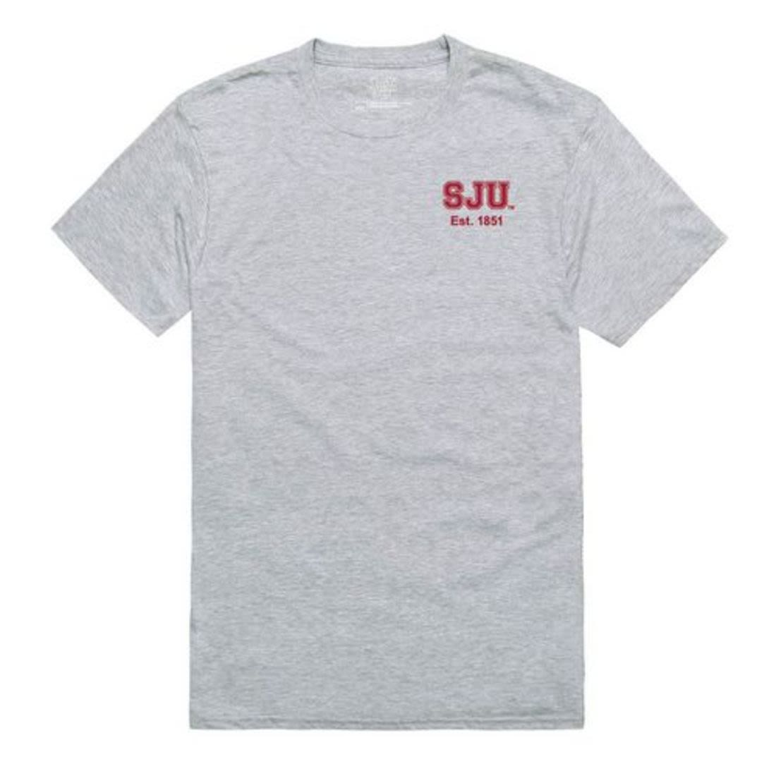 SJU Saint Joseph's University Hawks Practice T-Shirt Heather Grey-Campus-Wardrobe