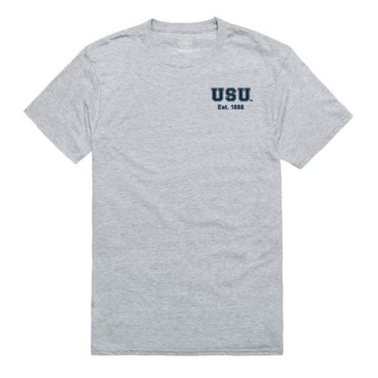 Utah State University USU Aggies Practice T-Shirt Heather Grey-Campus-Wardrobe