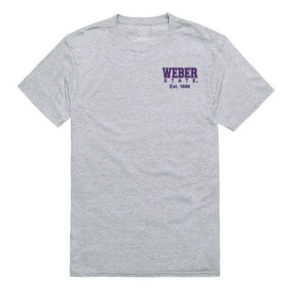 Weber State University Wildcats Practice T-Shirt Heather Grey-Campus-Wardrobe