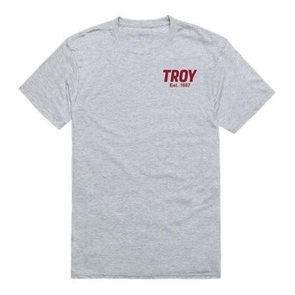 Troy University Trojans Practice Tee T-Shirt Heather Grey-Campus-Wardrobe