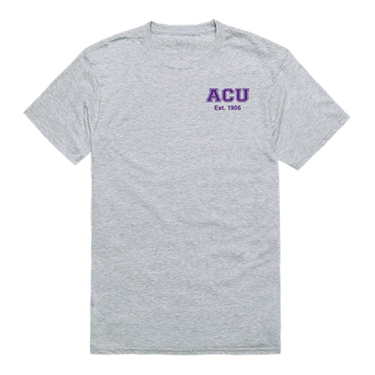 ACU Abilene Christian University Wildcats Practice Tee T-Shirt Heather Grey-Campus-Wardrobe