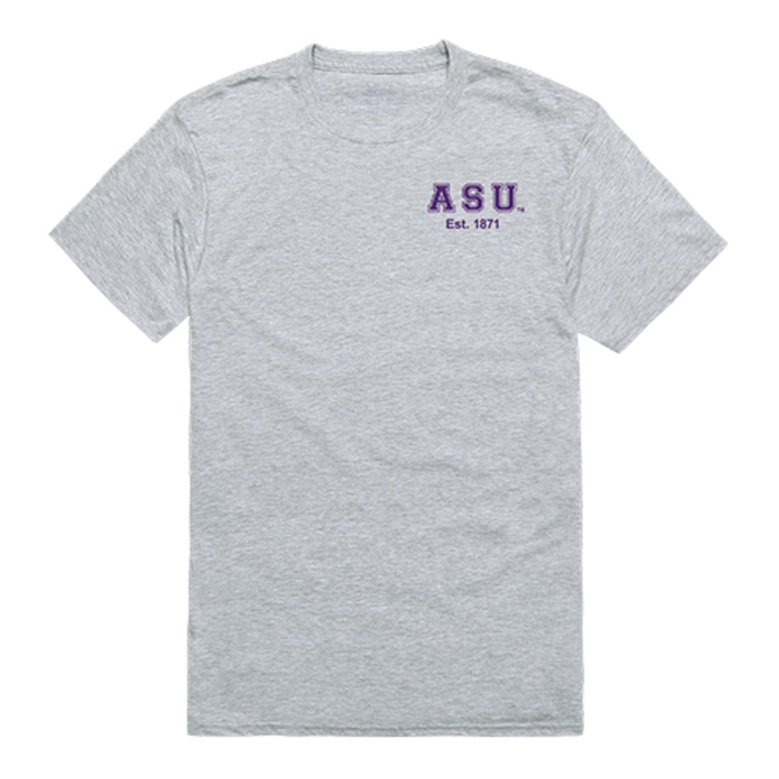 Alcorn State University Braves Practice Tee T-Shirt Heather Grey-Campus-Wardrobe