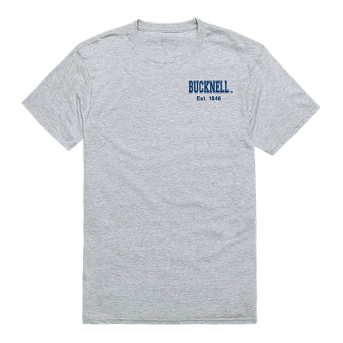 Bucknell University Bison Practice Tee T-Shirt Heather Grey-Campus-Wardrobe