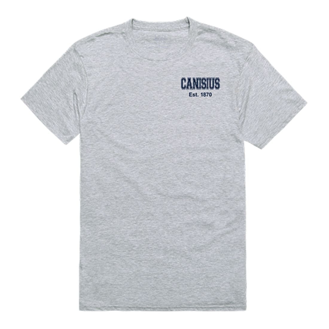 Canisius College Golden Griffins Practice Tee T-Shirt Heather Grey-Campus-Wardrobe