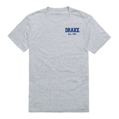 Drake University Bulldogs Practice Tee T-Shirt Heather Grey-Campus-Wardrobe