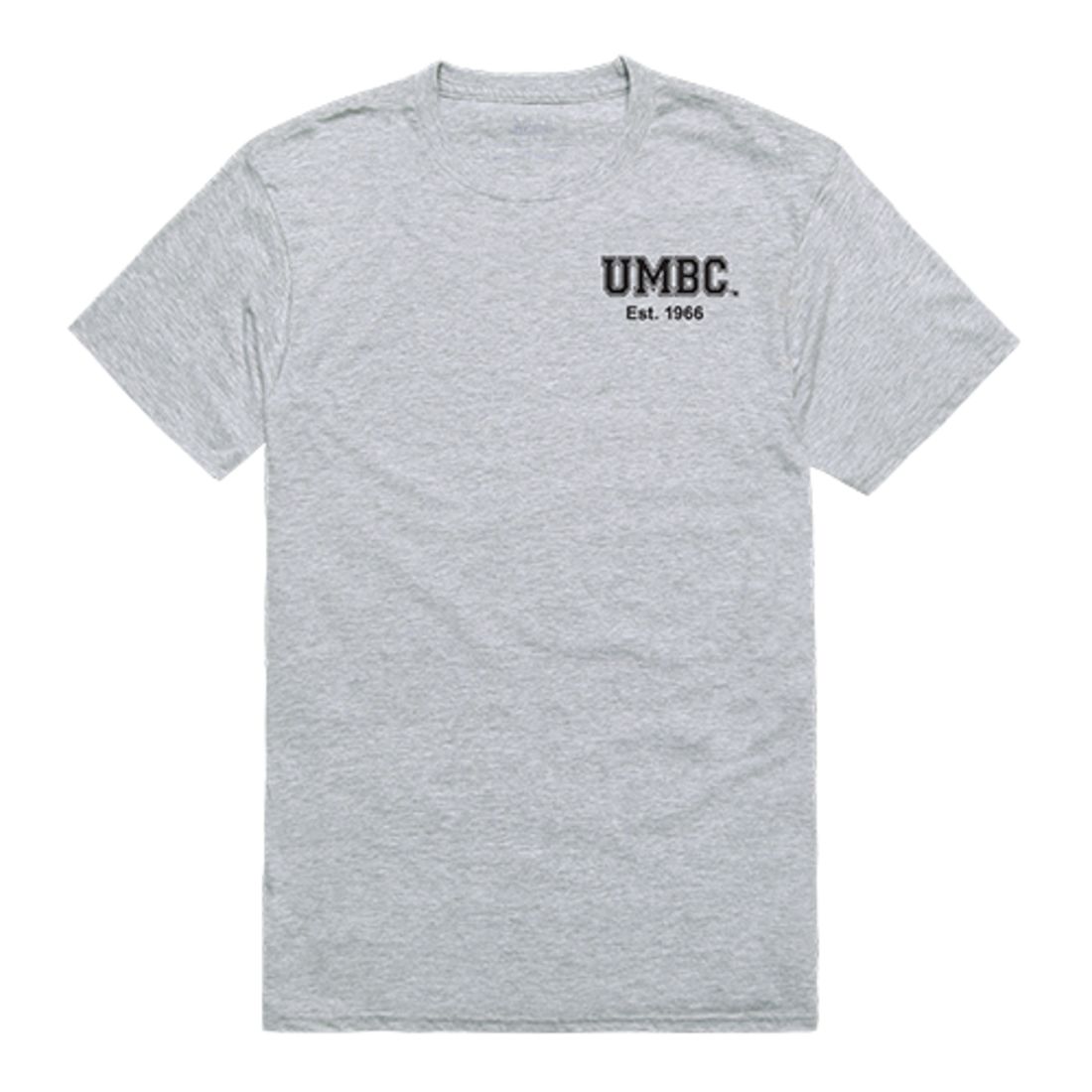 UMBC University of Maryland Baltimore Retrievers Practice Tee T-Shirt Heather Grey-Campus-Wardrobe