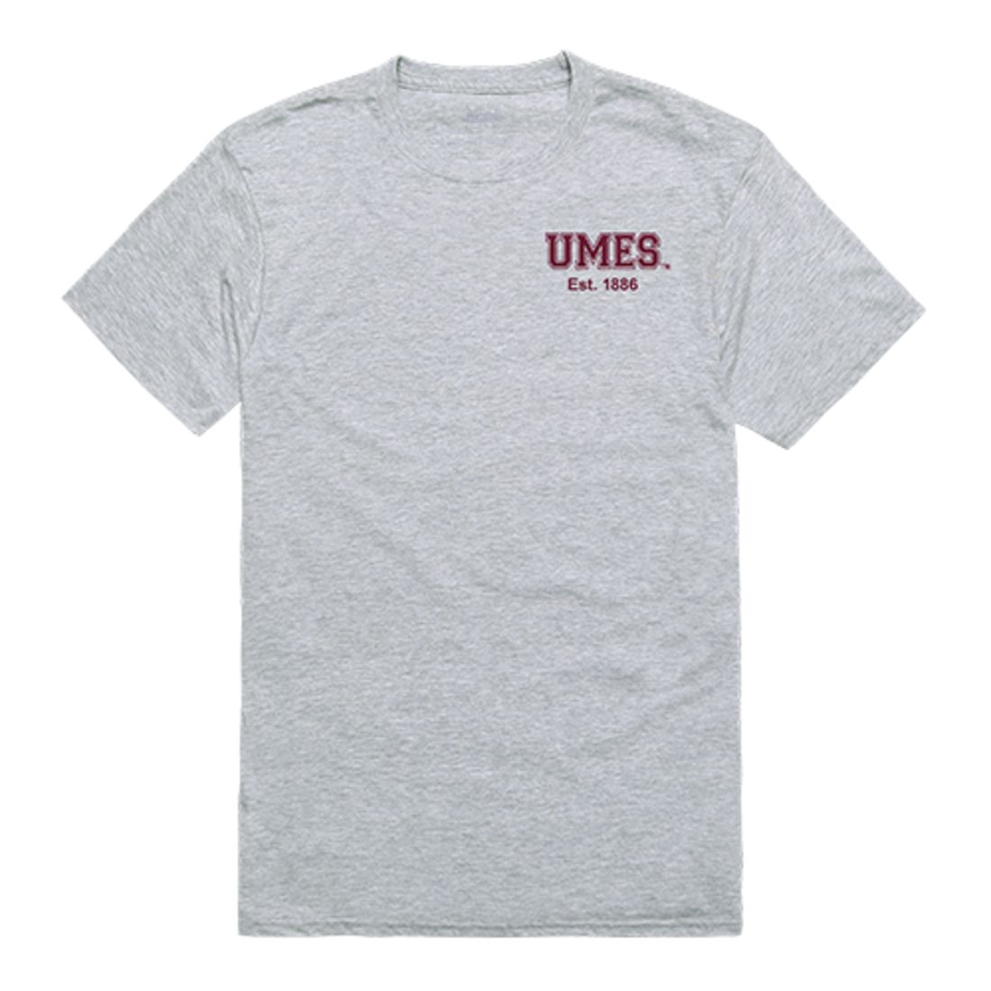 UMES University of Maryland Eastern Shore Hawks Practice Tee T-Shirt Heather Grey-Campus-Wardrobe