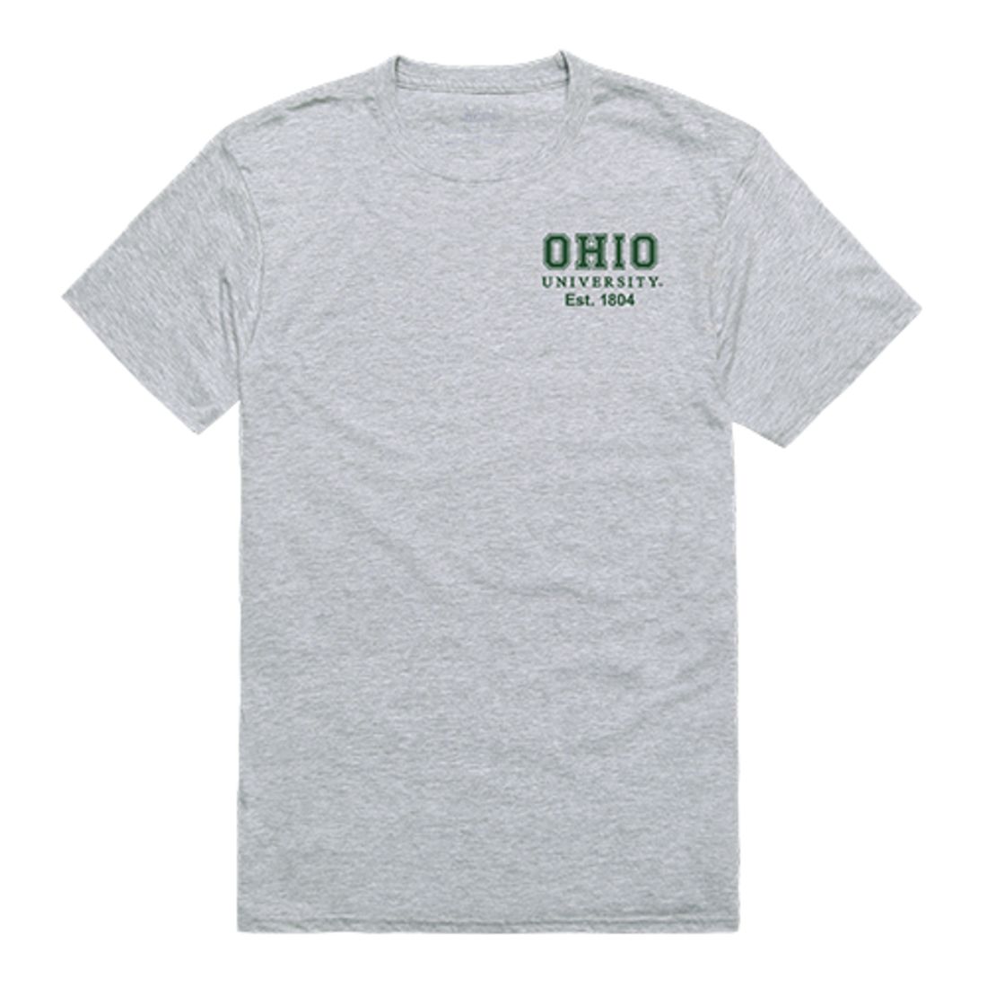 Ohio University Bobcats Practice Tee T-Shirt Heather Grey-Campus-Wardrobe
