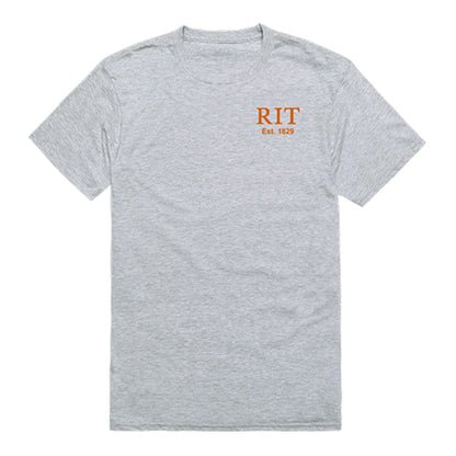 RIT Rochester Institute of Technology Tigers Practice Tee T-Shirt Heather Grey-Campus-Wardrobe