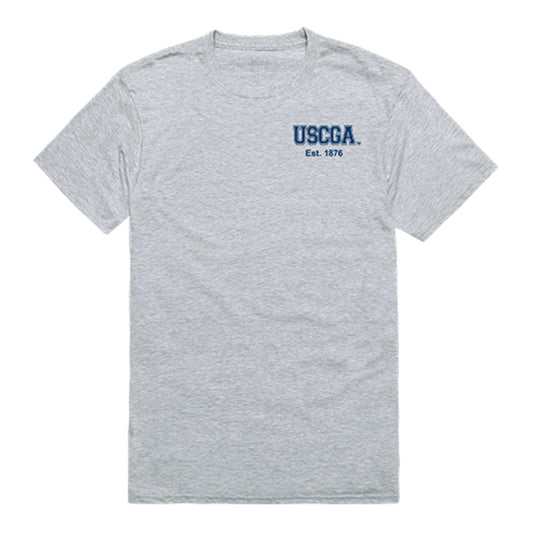 USCGA United States Coast Guard Academy Bears Practice Tee T-Shirt Heather Grey-Campus-Wardrobe