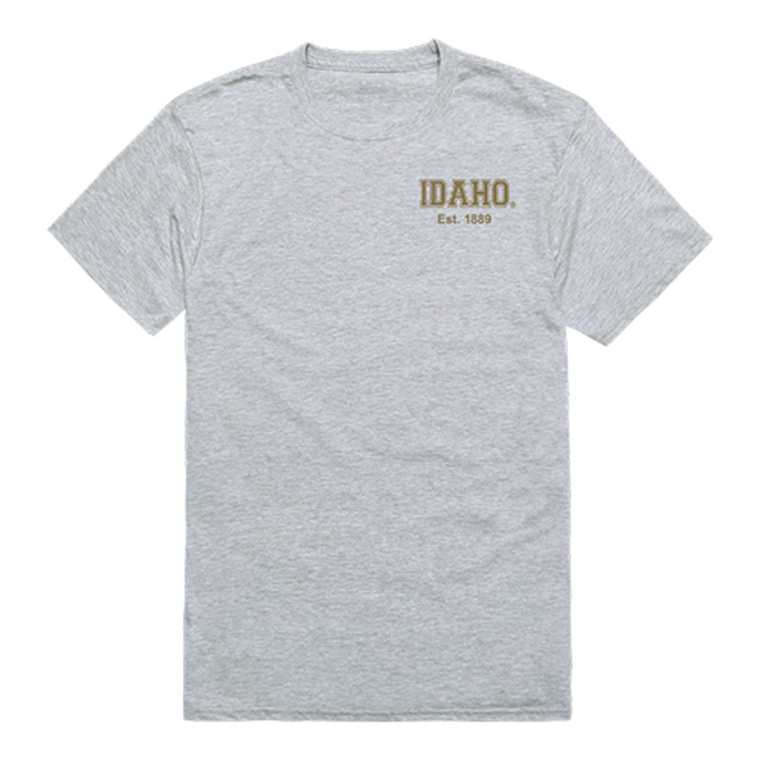 University of Idaho Vandals Practice Tee T-Shirt Heather Grey-Campus-Wardrobe